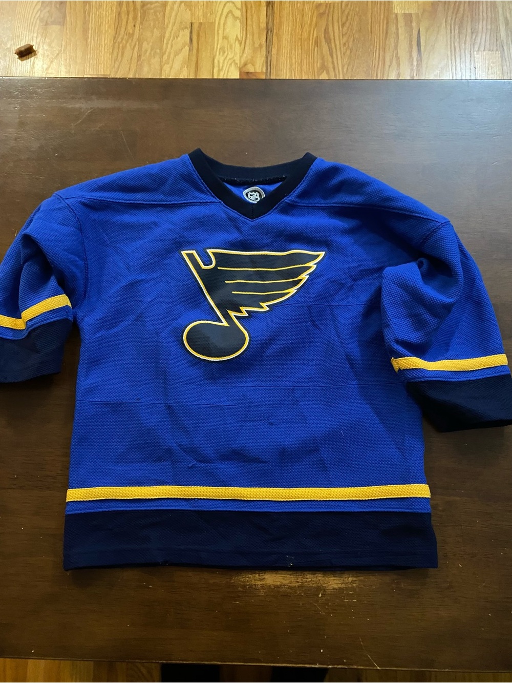 NHL St. Louis Blues Kids Blue and Yellow Hockey Jersey